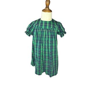 Darling Green Plaid Dress - Size 3